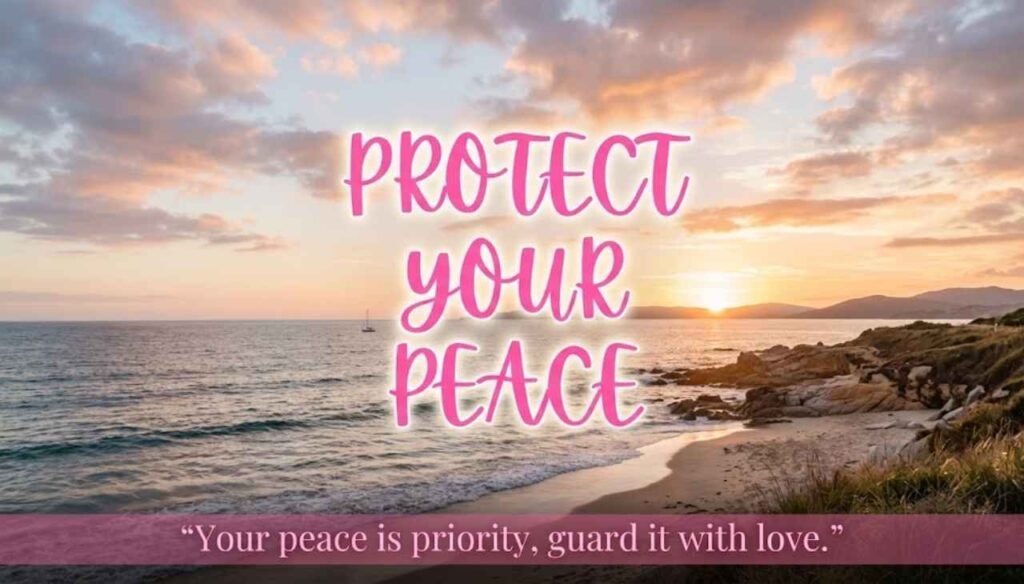 Quotes protect your peace