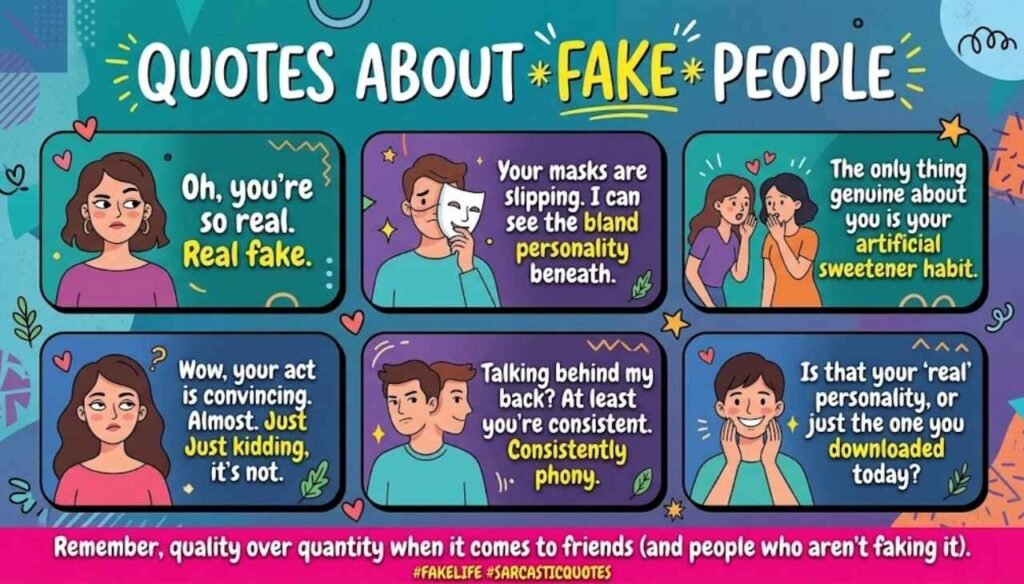 Sarcastic Fake People Quotes