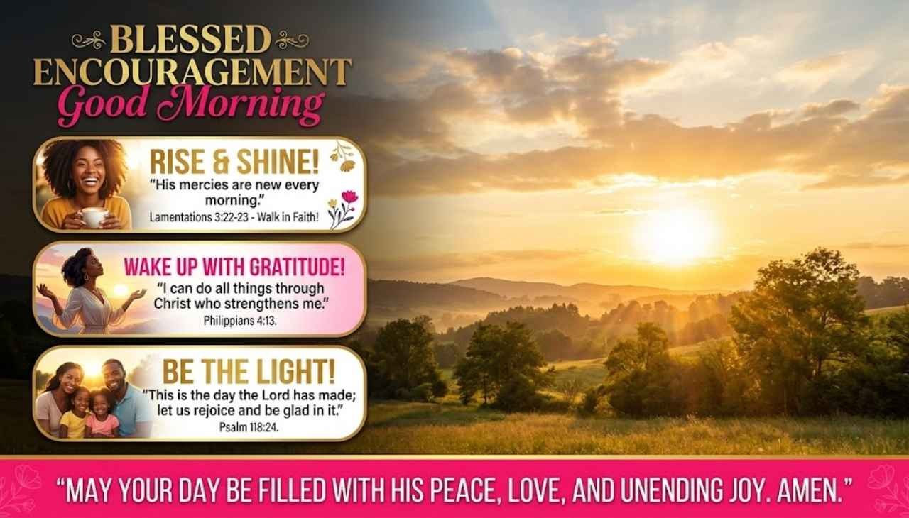 Blessed encouragement African American good morning quotes