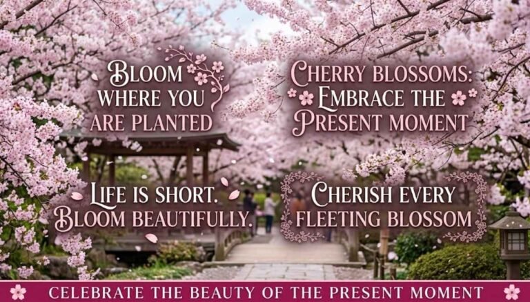 Cherry Blossom Quotes Short