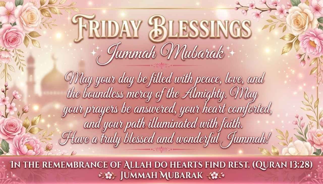 Friday blessings images and quotes