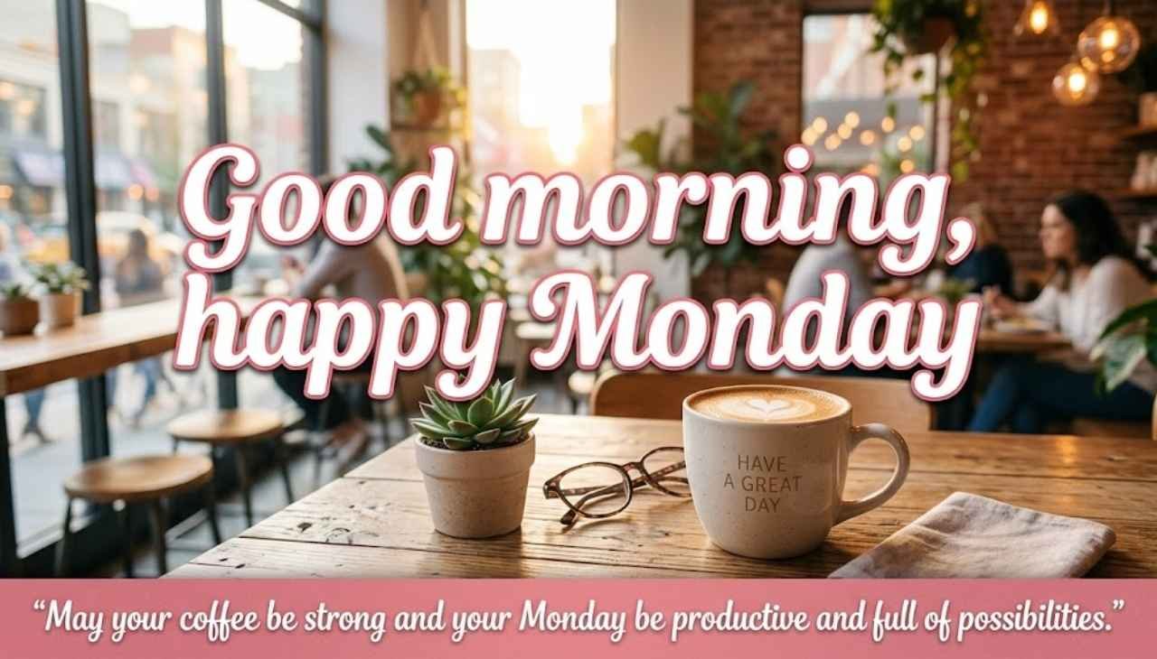 Good morning happy Monday