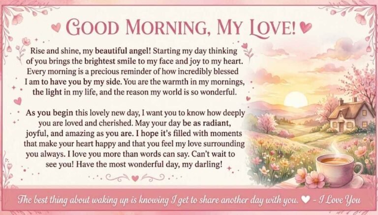 Long Good Morning Messages for Her