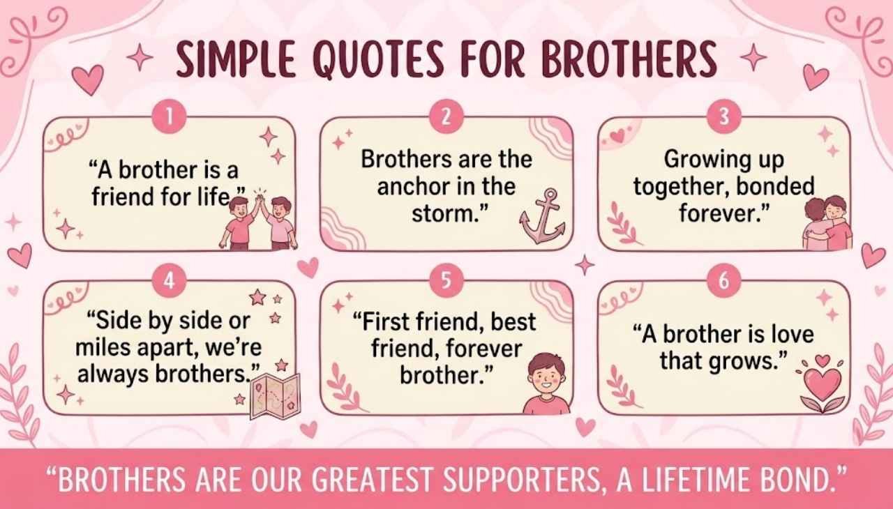 Simple Brother Quotes
