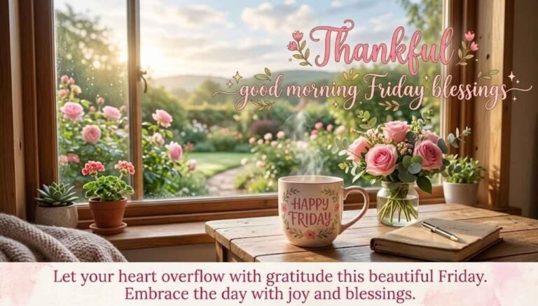 Thankful Good Morning Friday Blessings