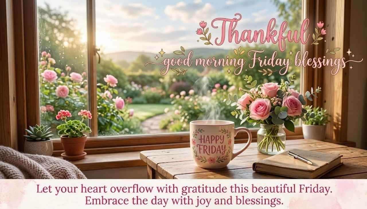 Thankful Good Morning Friday Blessings