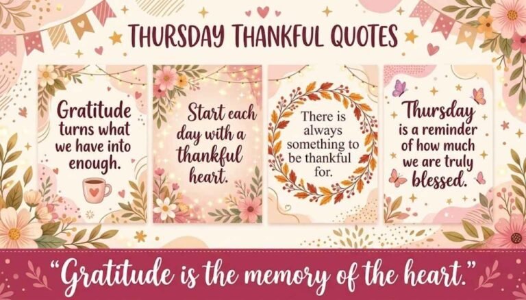Thankful Thursday Quotes