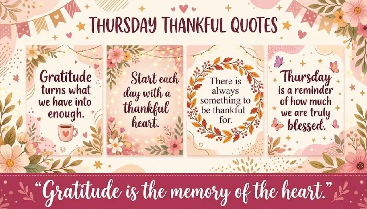 Thankful Thursday Quotes
