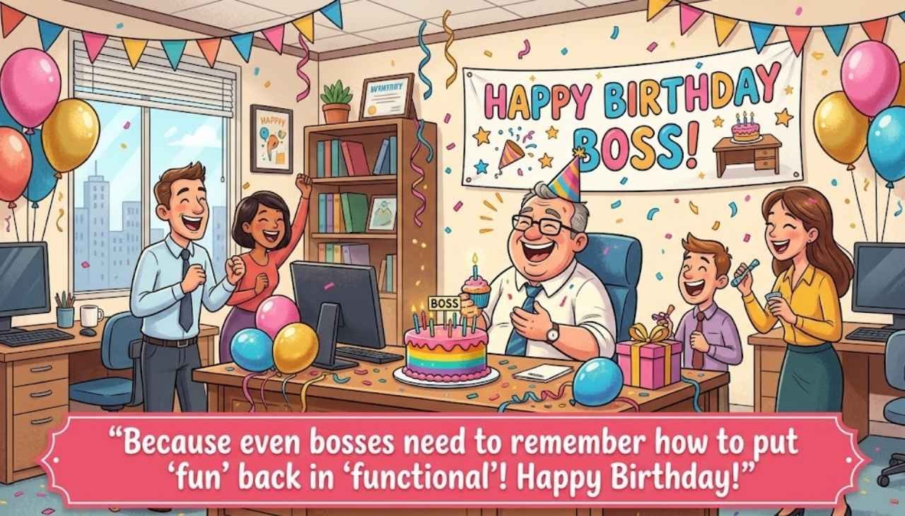 Happy Birthday Boss Funny