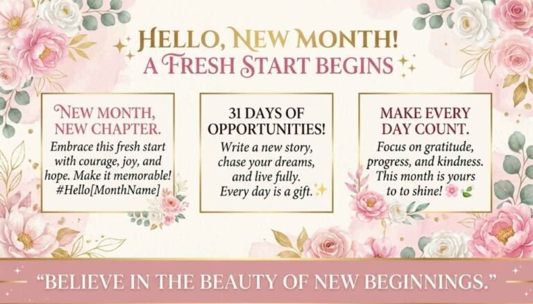 New Month Quotes