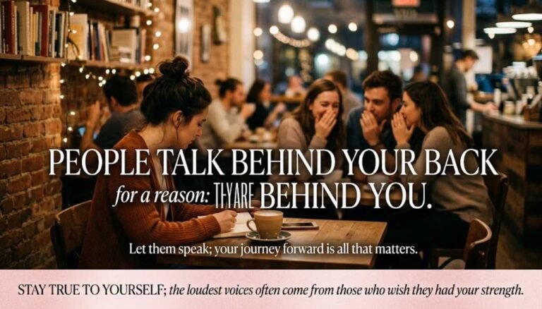 People talk behind your back quotes