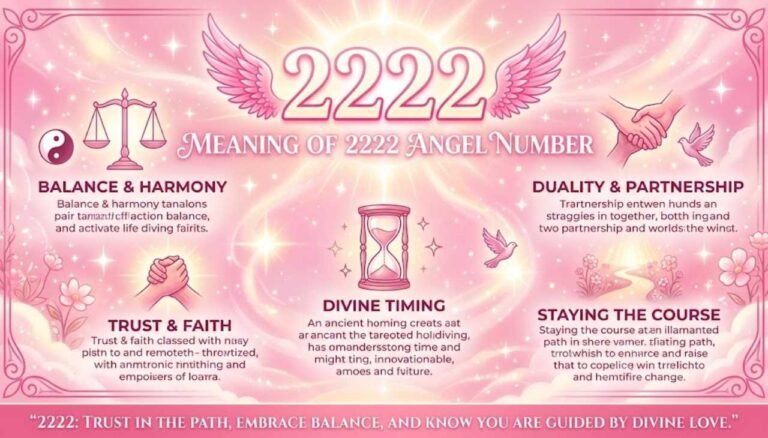 2222 Angel Number Meaning