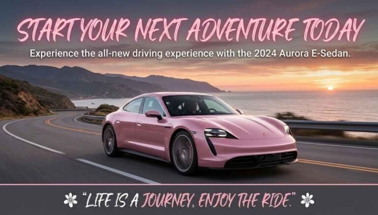 Caption for new car
