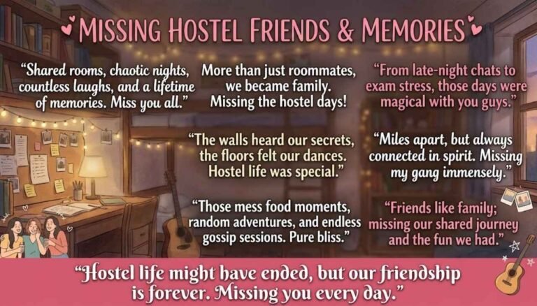 Missing Hostel Friends Quotes