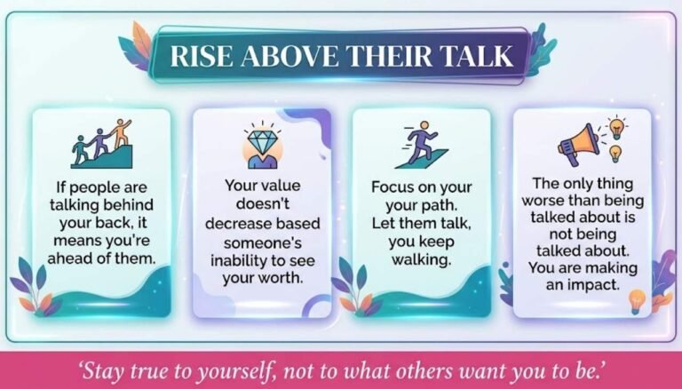 People talk behind your back quotes