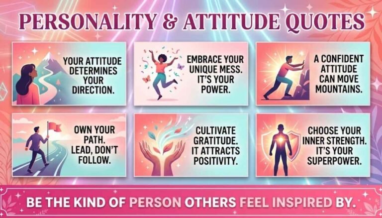Personality Attitude Quotes