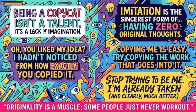 Sarcastic Quotes for Copycats