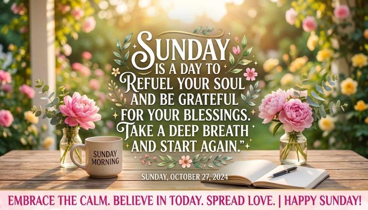 Uplifting Sunday Inspirational Quote: