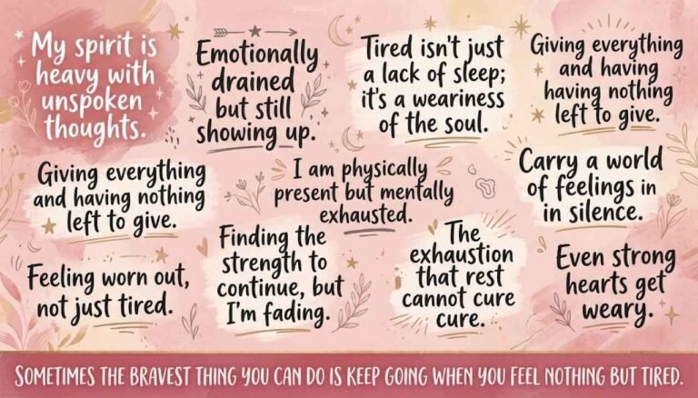 Emotionally Tired Quotes