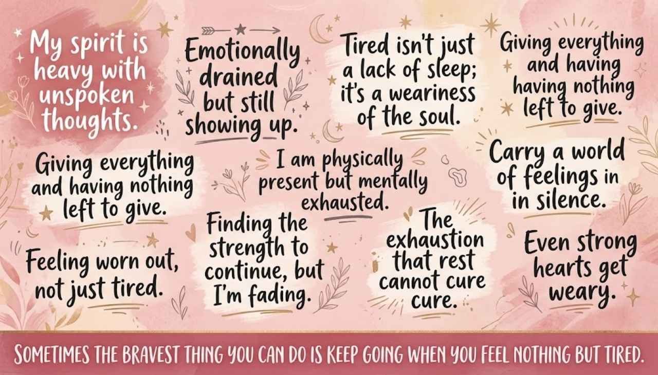 Emotionally Tired Quotes