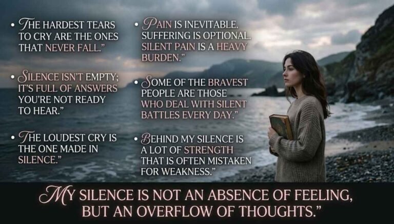 Silent pain quotes